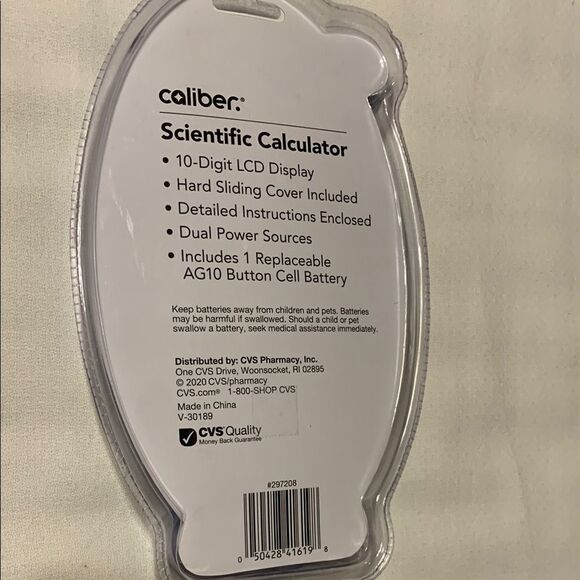 Black Scientific Calculator with LCD Display and Advanced Functions - Picture 2 of 3